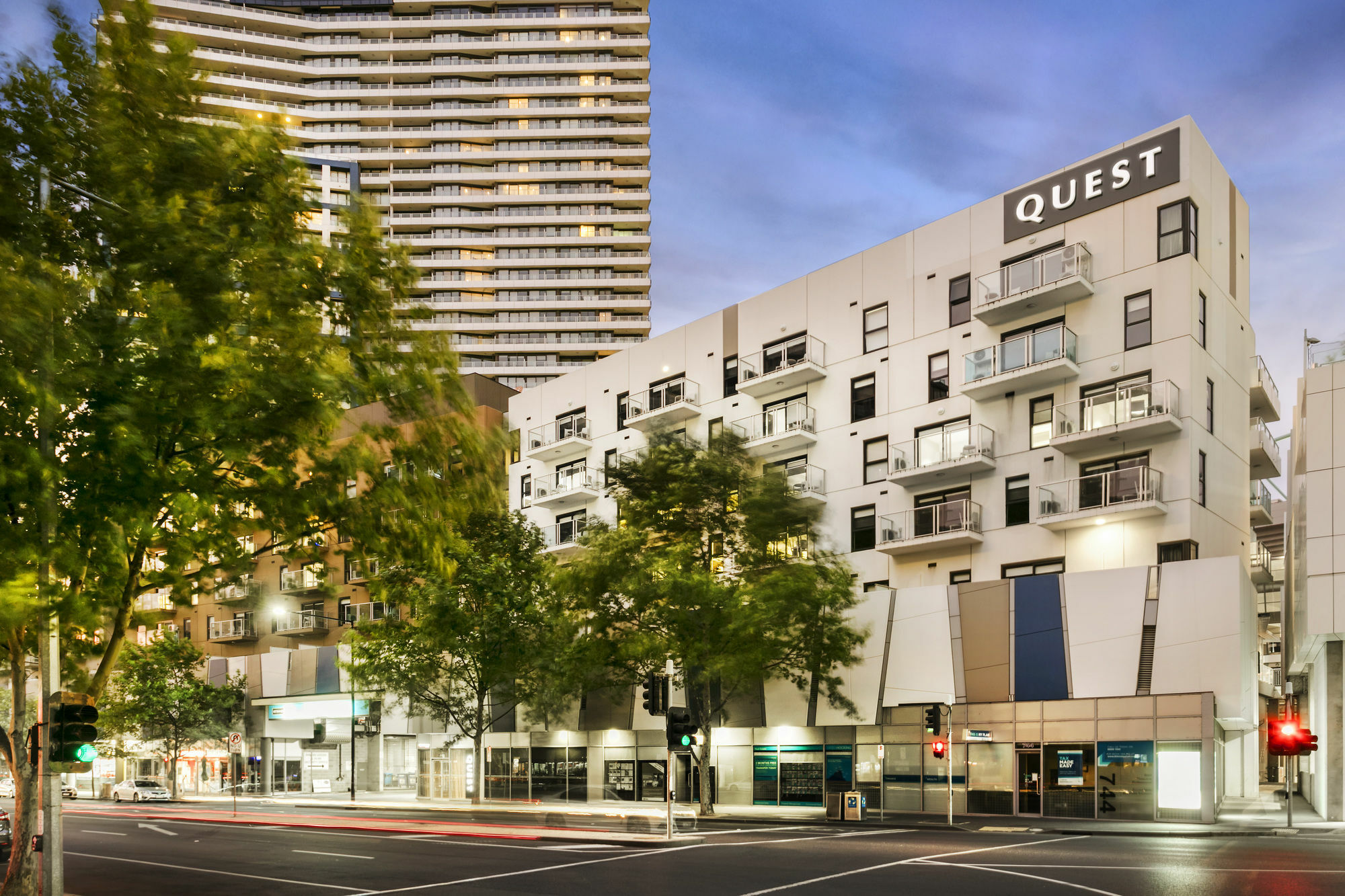 Апарт отель Quest Docklands Мельбурн Экстерьер фото