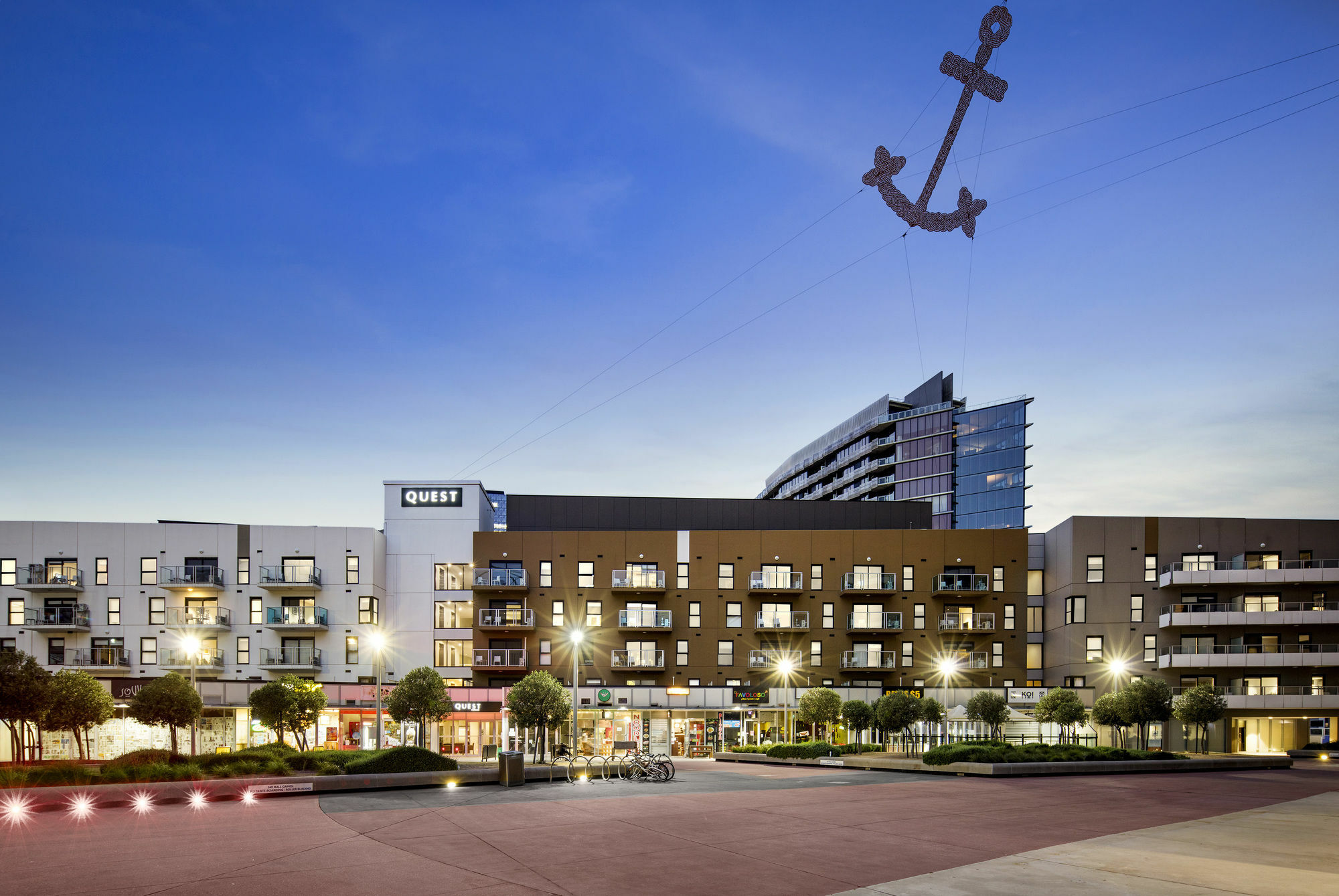 Апарт отель Quest Docklands Мельбурн Экстерьер фото